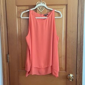 Alice Collection XL layered top Salmon colored